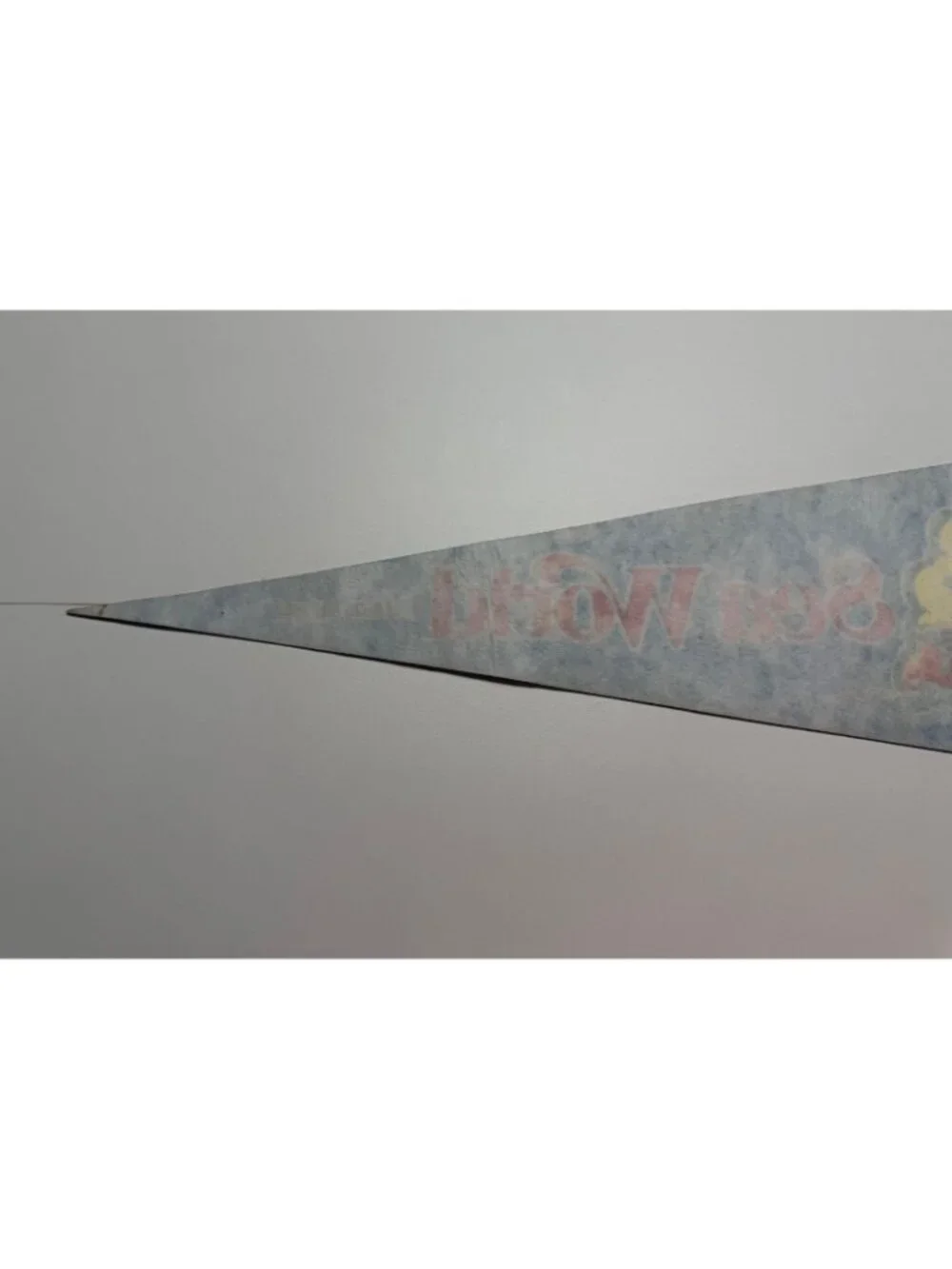 Vintage 1985 Sea World Orlando, Florida pennant Made in USA